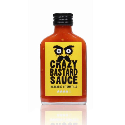 Crazy Bastard Hot Sauce - Habanero & Tomatillo 100ml