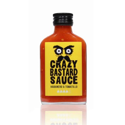 Crazy Bastard Sauce Piquante - Habanero & Tomatillo 100ml