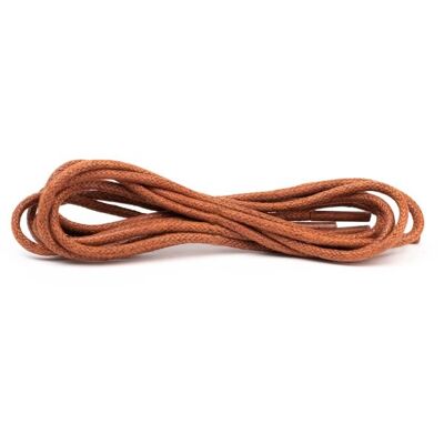 Round wax laces | Red Brown