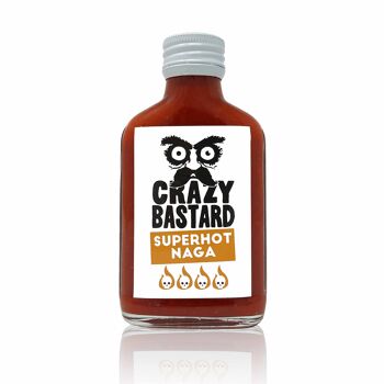 Sauce Piquante Crazy Bastard - Superhot Naga 100ml 1