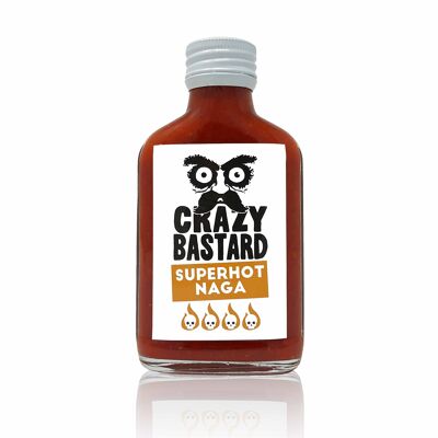 Crazy Bastard Hot Sauce  - Superhot Naga 100ml
