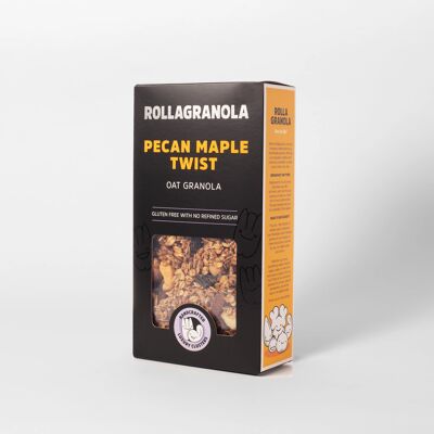 Granola torsadé aux pacanes et à l'érable