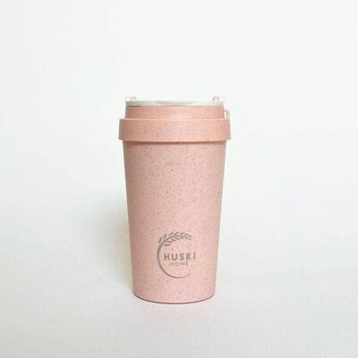 Huski Home sustainable travel cup in Peach- 400ml