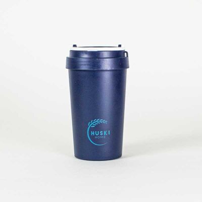 Huski Home sustainable travel cup in midnight - 400ml