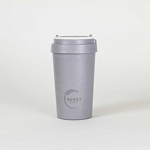 Huski Home sustainable travel cup in slate - 400ml