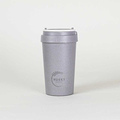Huski Home sustainable travel cup in slate - 400ml