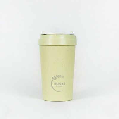 Huski Home sustainable travel cup in pistachio - 400ml