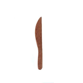 Fourchette en bois de coco sculptée à la main Huski Home 9