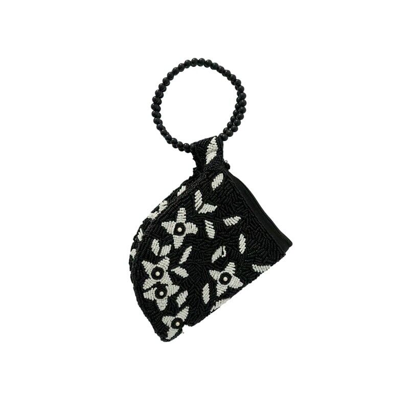 Scatola di caramelle piegata Tetma in bianco e nero