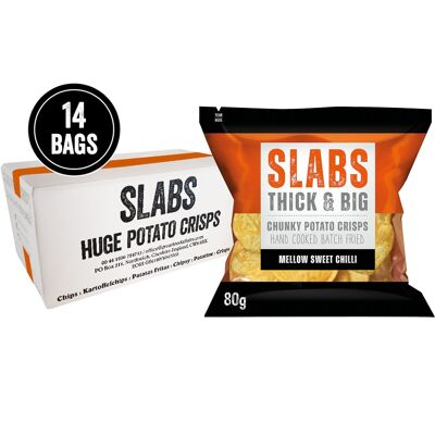 SLABS MELLOW SWEET CHILLI 80 g x 14 buste