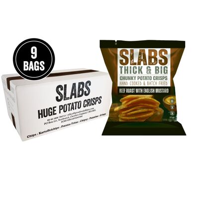 SLABS BEEF ROAST & ENGLISH MUSTARD 160g x 9 bags