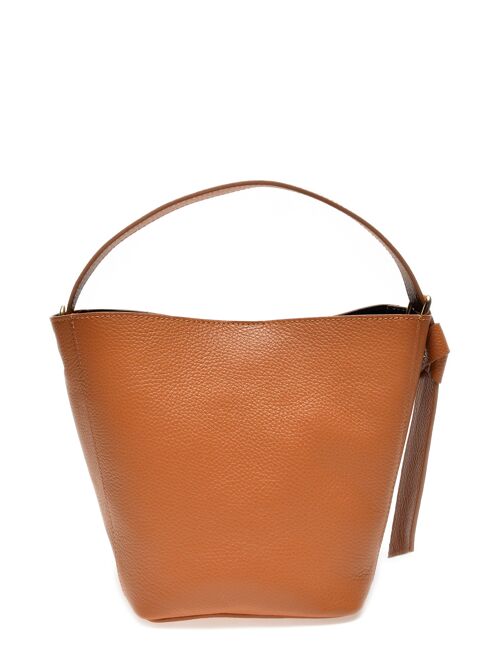 Luisa Vannini_Handbag_COGNAC