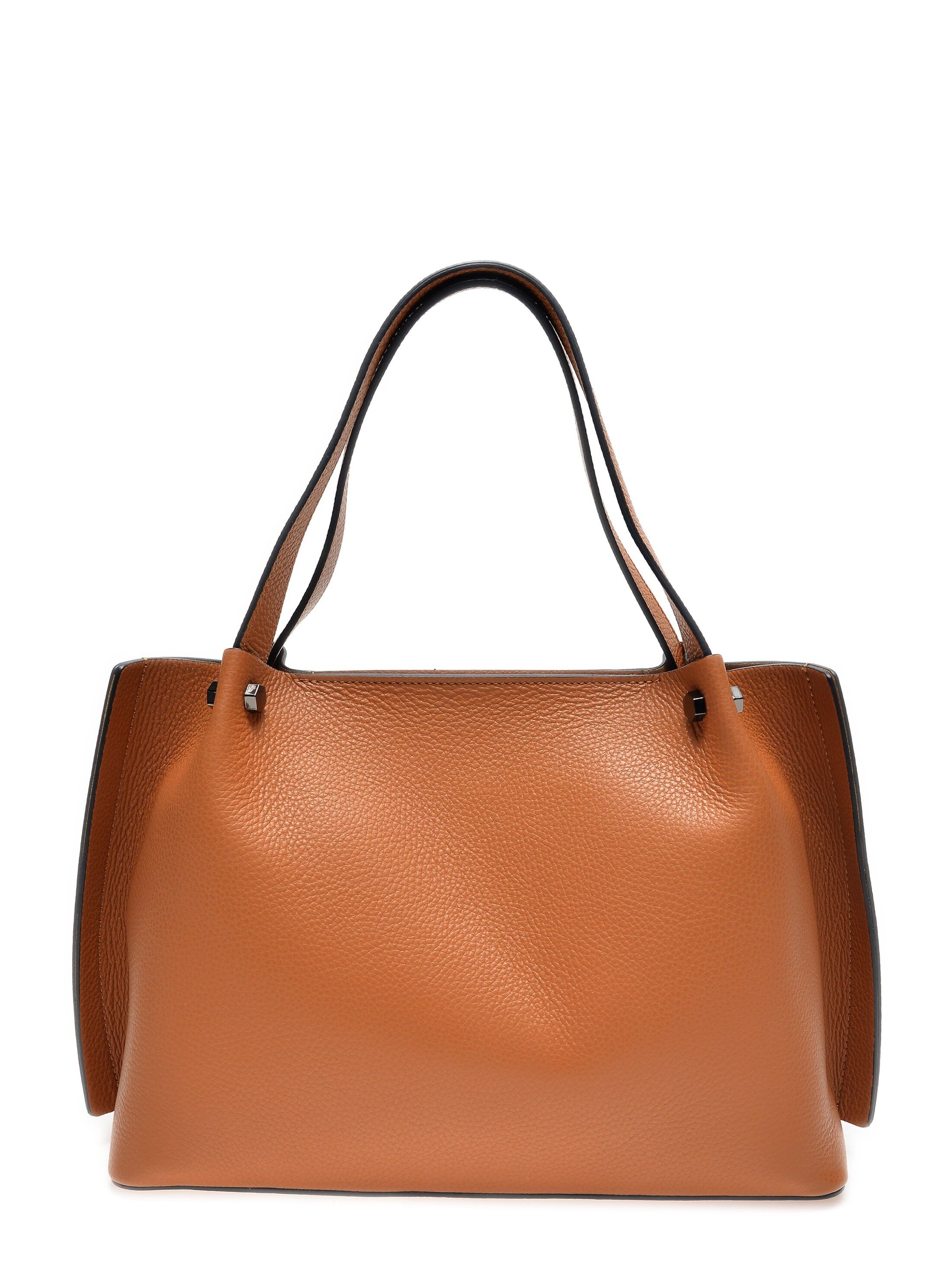 Luisa Vannini_Borsa Top Handle_COGNAC