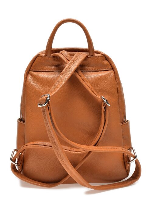 Luisa Vannini_Backpack_COGNAC