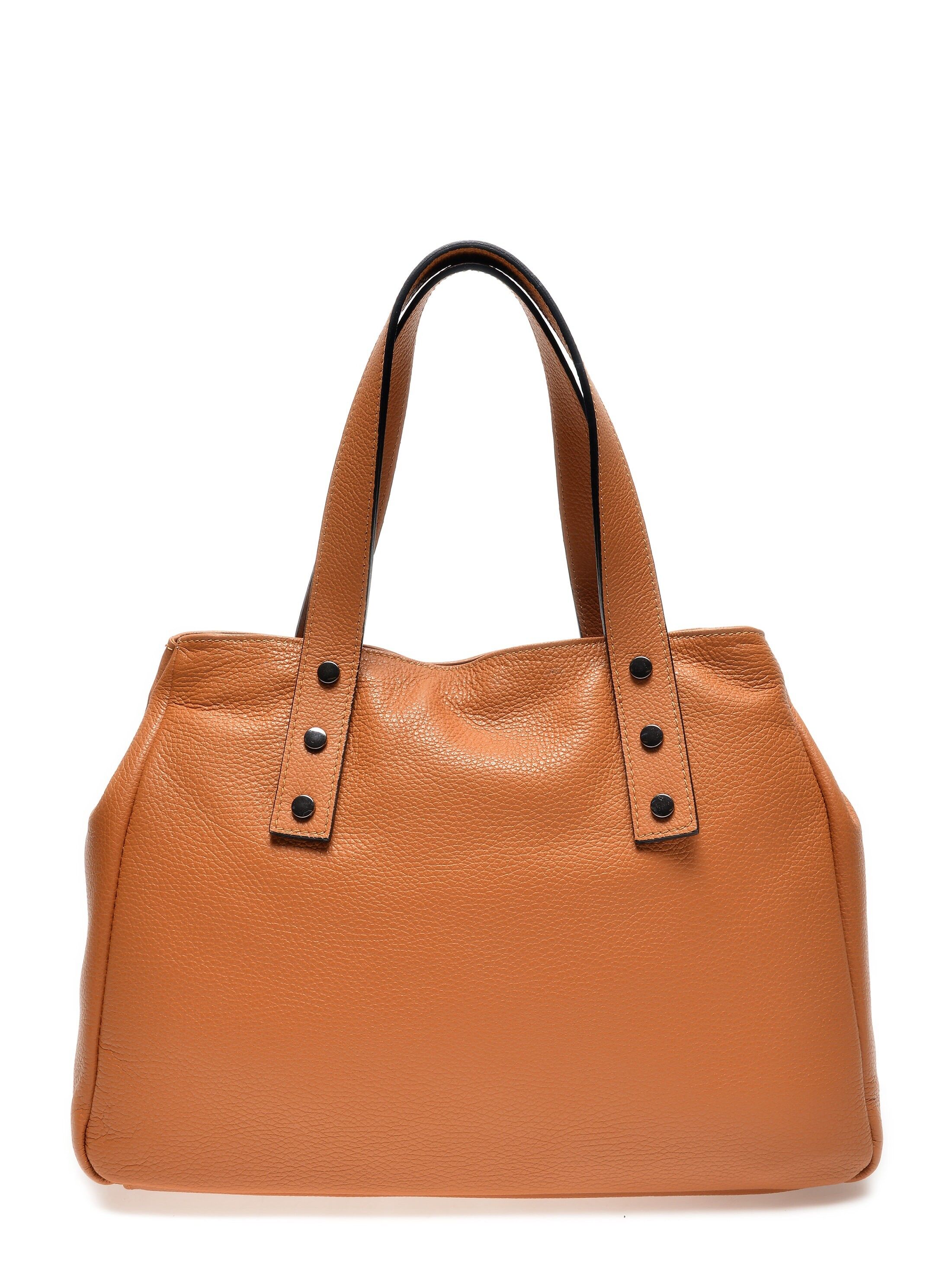 Luisa Vannini_Borsa Top Handle_COGNAC 1692
