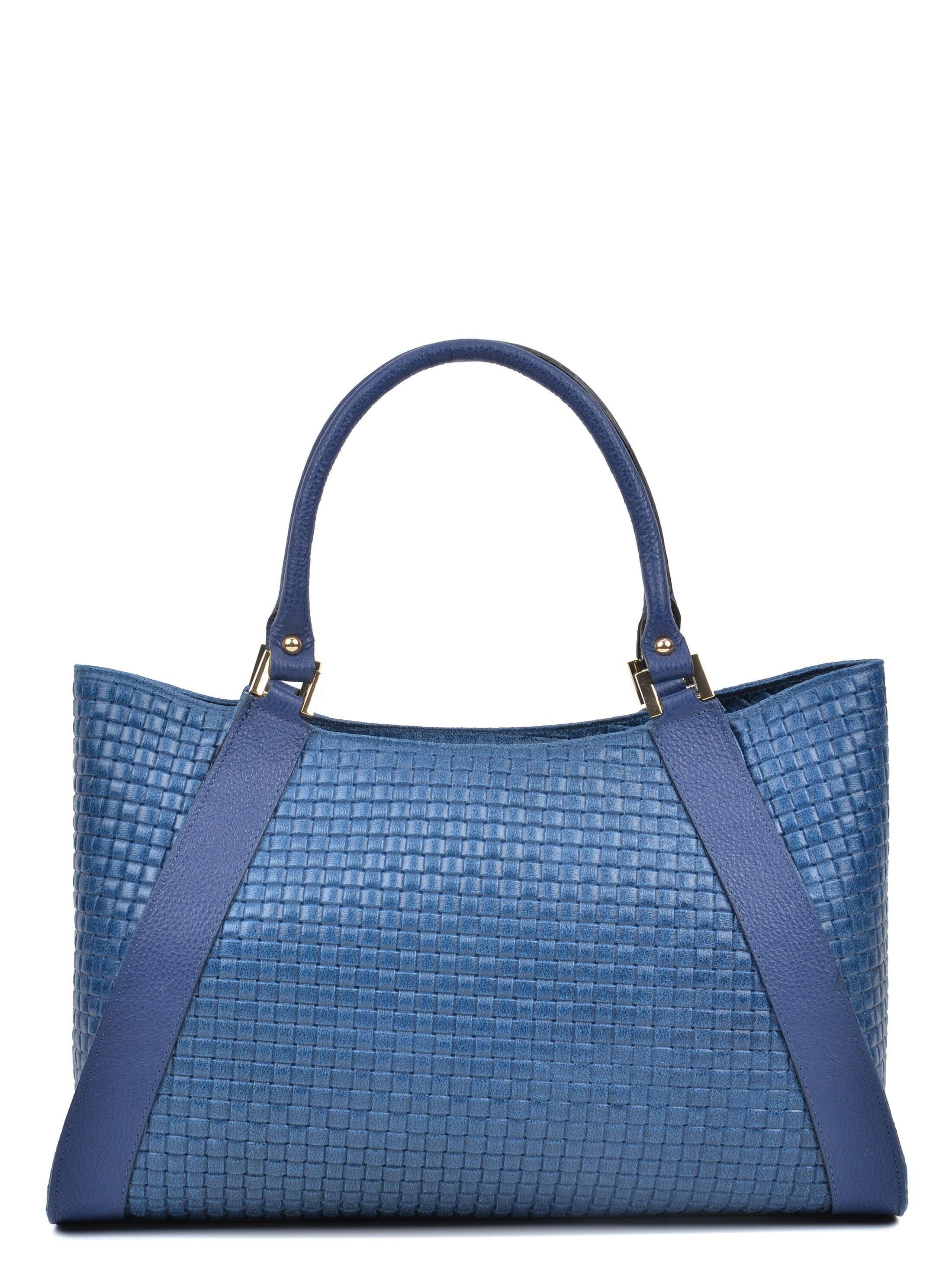 Luisa Vannini_Borsa a Manopola_BLU JEANS
