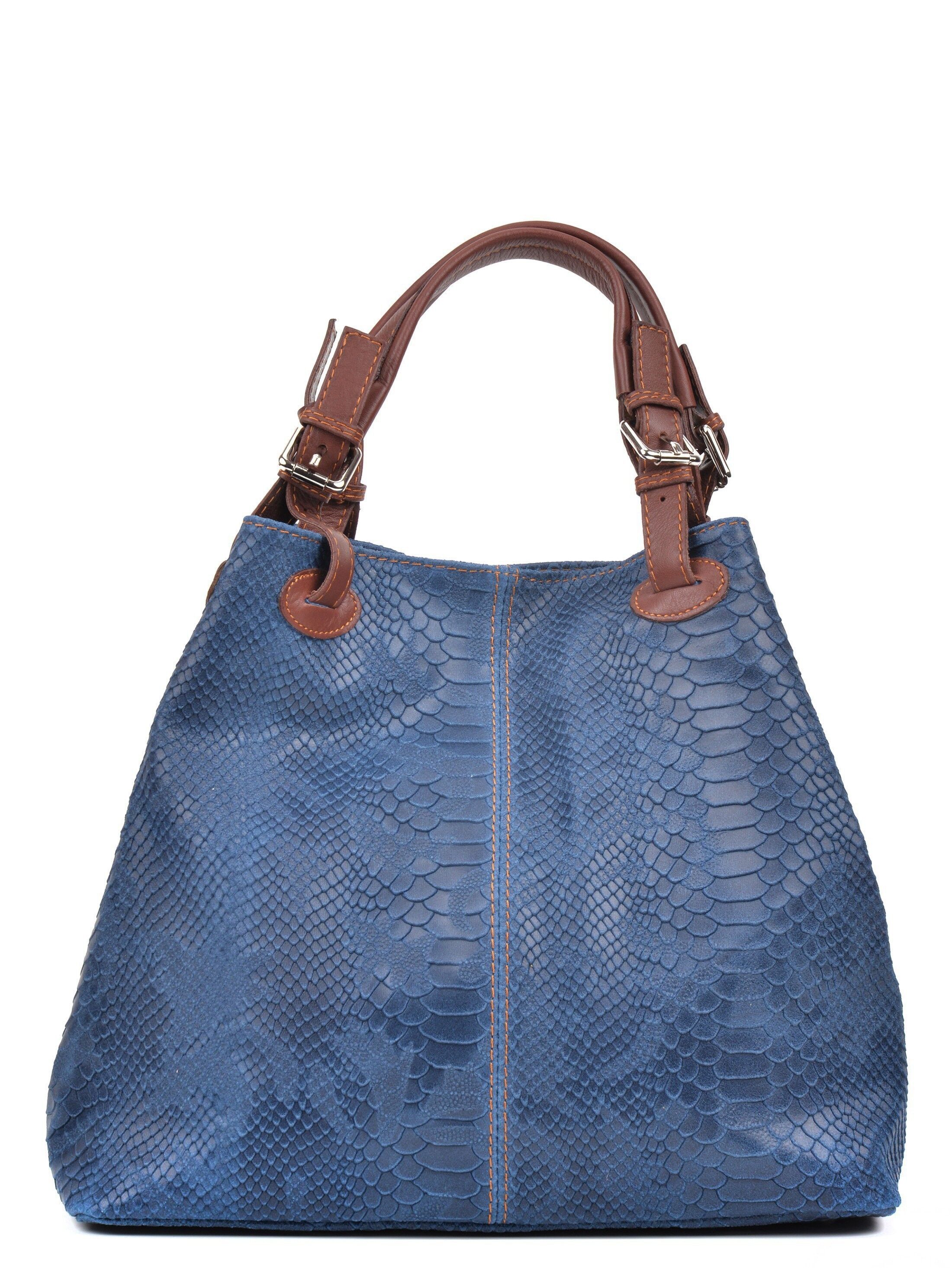 Luisa Vannini_Borsa a Tracolla_BLU JEANS 841