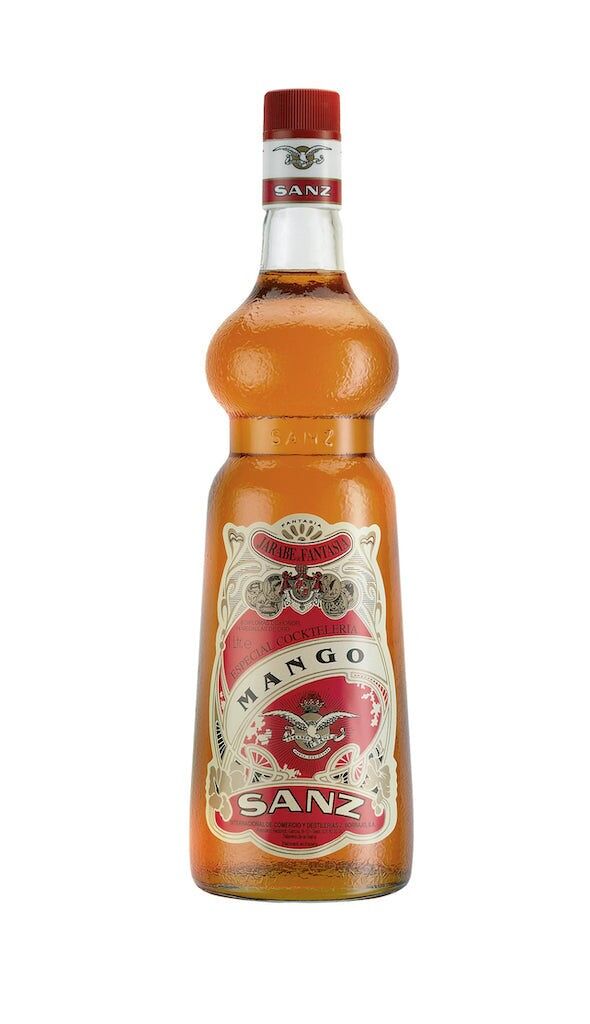 Mango syrup "Sanz" from Spain, 22% mango juice. 1L