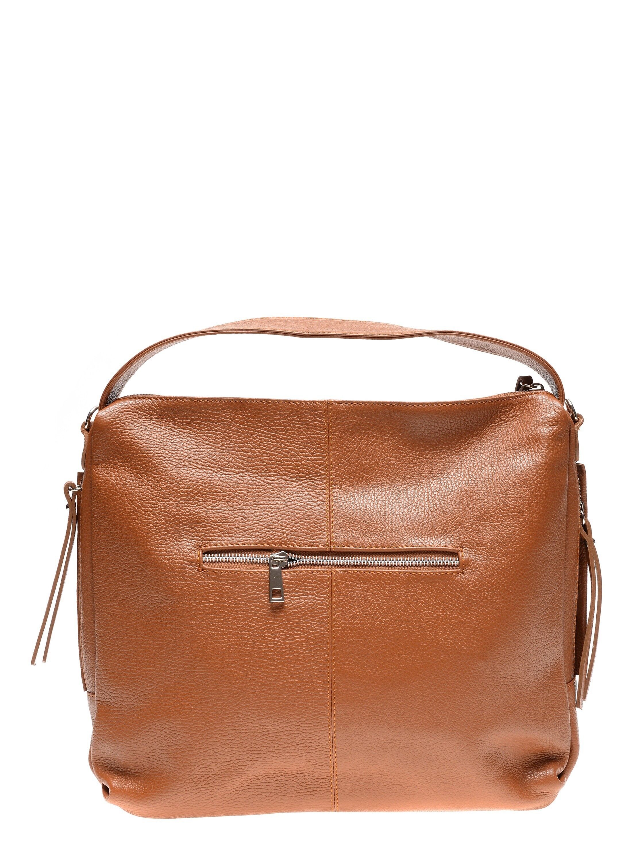 Luisa Vannini_Borsa Top Handle_COGNAC 1645