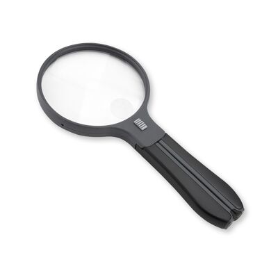 Lente d'ingrandimento 2 in 1, utilizzabile a mano o a mani libere con cavo