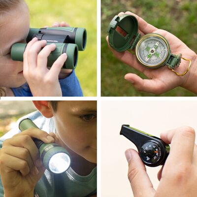 Pacchetto AdventurePak da 5 pezzi per bambini, kit di esplorazione