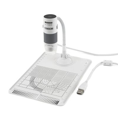 Digital Microscope, USB Compatible with Flexible Stand