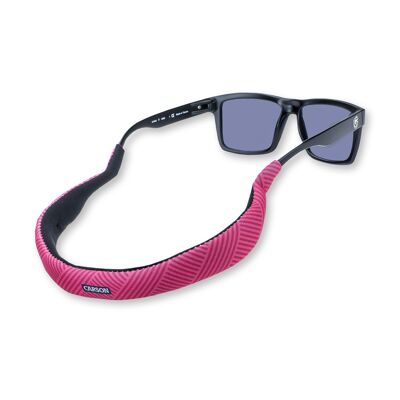 Fermaocchiali leggero galleggiante color cremisi