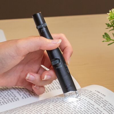 Microscopio con luz LED, aumento de 24x a 53x, juguete STEM
