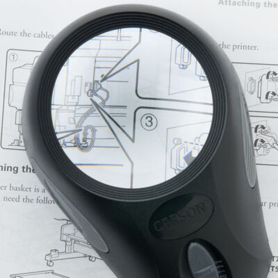 LumiLoupe Ultra 5x LED Magnifier with 3 Brightness Settings