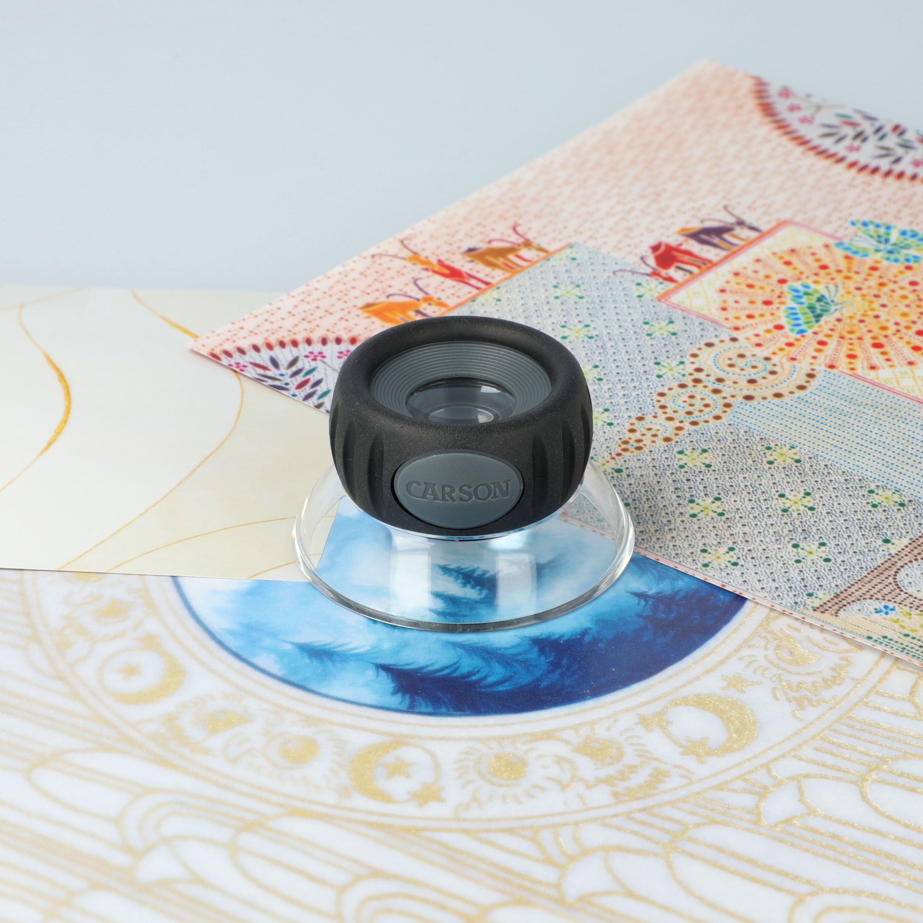 LumiLoupe Plus 17.5-fach fokussierbare Standlupenlupe