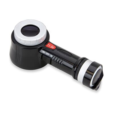 MeasureLoupe 11.5x UV Lighted Precision Loupe Magnifier