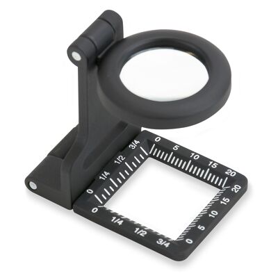 Test de lin métallique 6.Loupe pliante à LED 5x20 mm