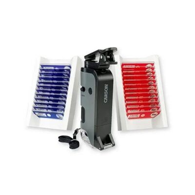 Microscopio tascabile LED UV MicroFlip Bundle 100x-250x