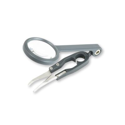 Outil de pêche multifonction, loupe avec pincettes de précision