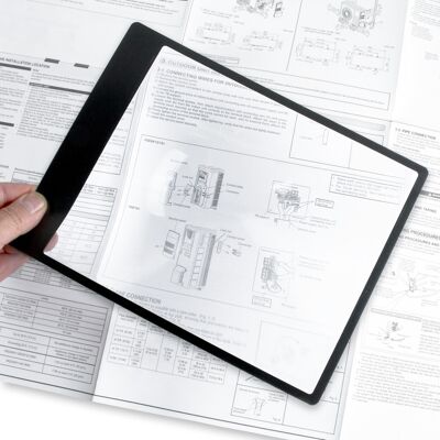 Loupe de lecture à cadre flexible