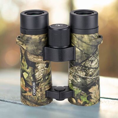 Binocolo compatto a ponte aperto Mossy Oak 10x42mm serie RD