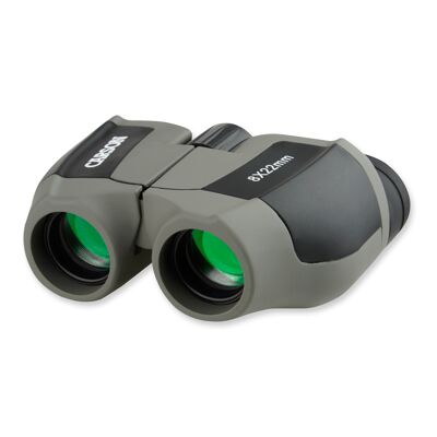 Scout 8x 22mm Prisma di Porro Compatto, Binocolo Leggero