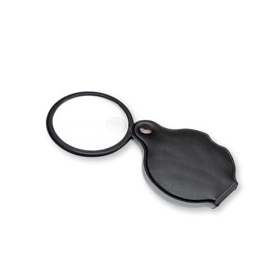 Slide-Open 4x Magnifying Glass with Soft Protective Sleeve