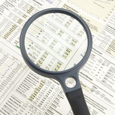 SureGrip 3.5 inch 2x /11.5x Soft-Grip Handheld Magnifier