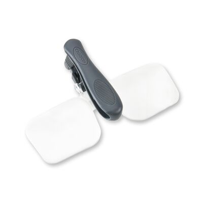 VisorMag 2x Clip-On Flip-Up Freisprechlupe für Hüte