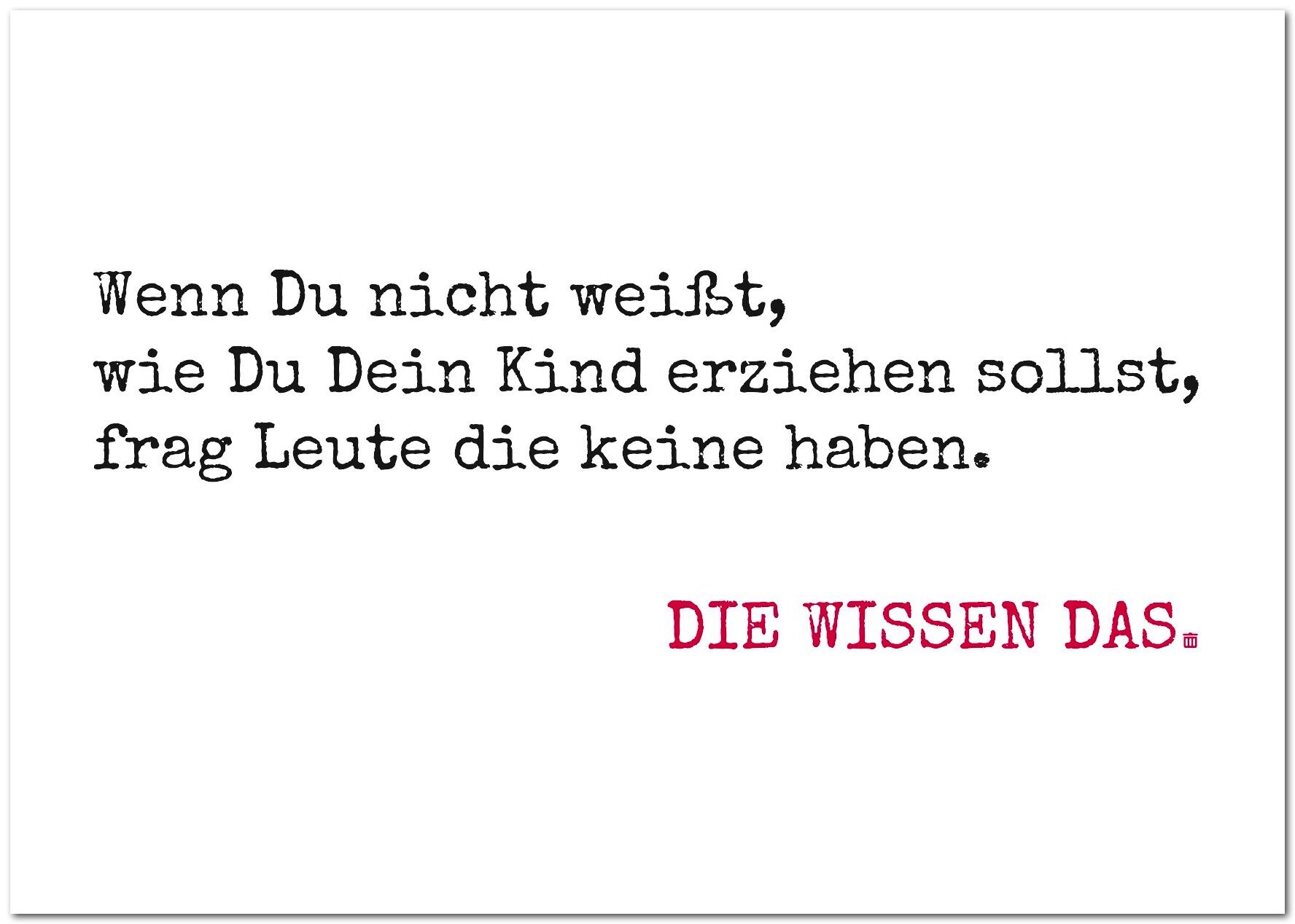 Cartolina "Lo sanno!"