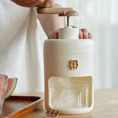 Trituradora de hielo manual para granizados caseros