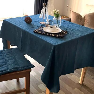 Nappe en lin lavé style vintage japonais