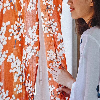 Noren japonais en coton