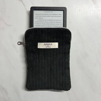 Kindle/Kobo Corduroy E-reader Case in Black