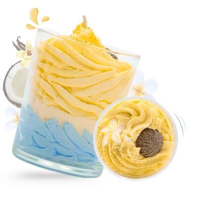 Large gourmet monoi coconut vanilla candle