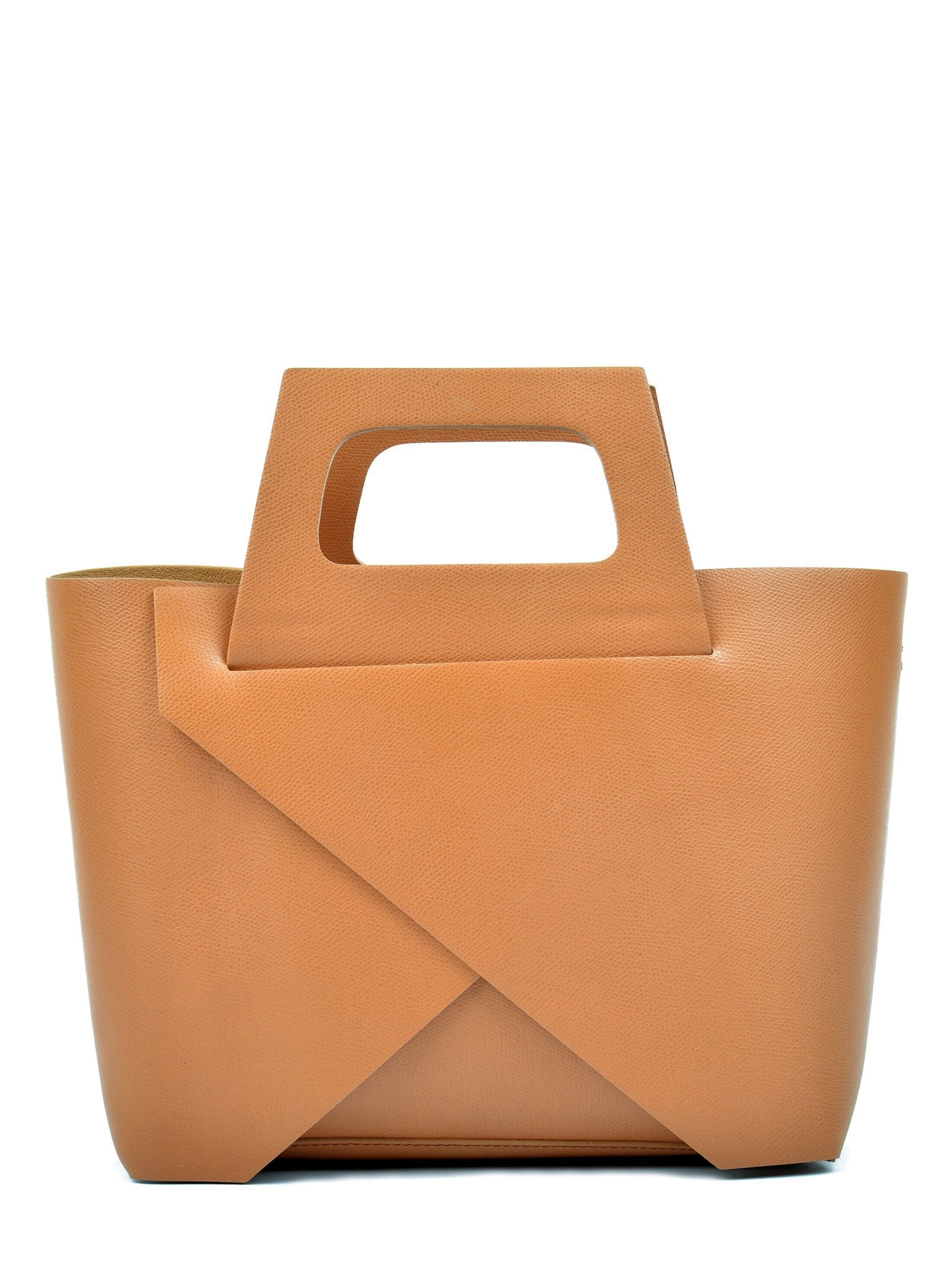 Buy wholesale Carla Ferreri Tote Bag COGNAC 4033