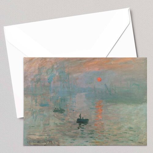 Impression, Sunrise - Claude Monet - Greeting Card