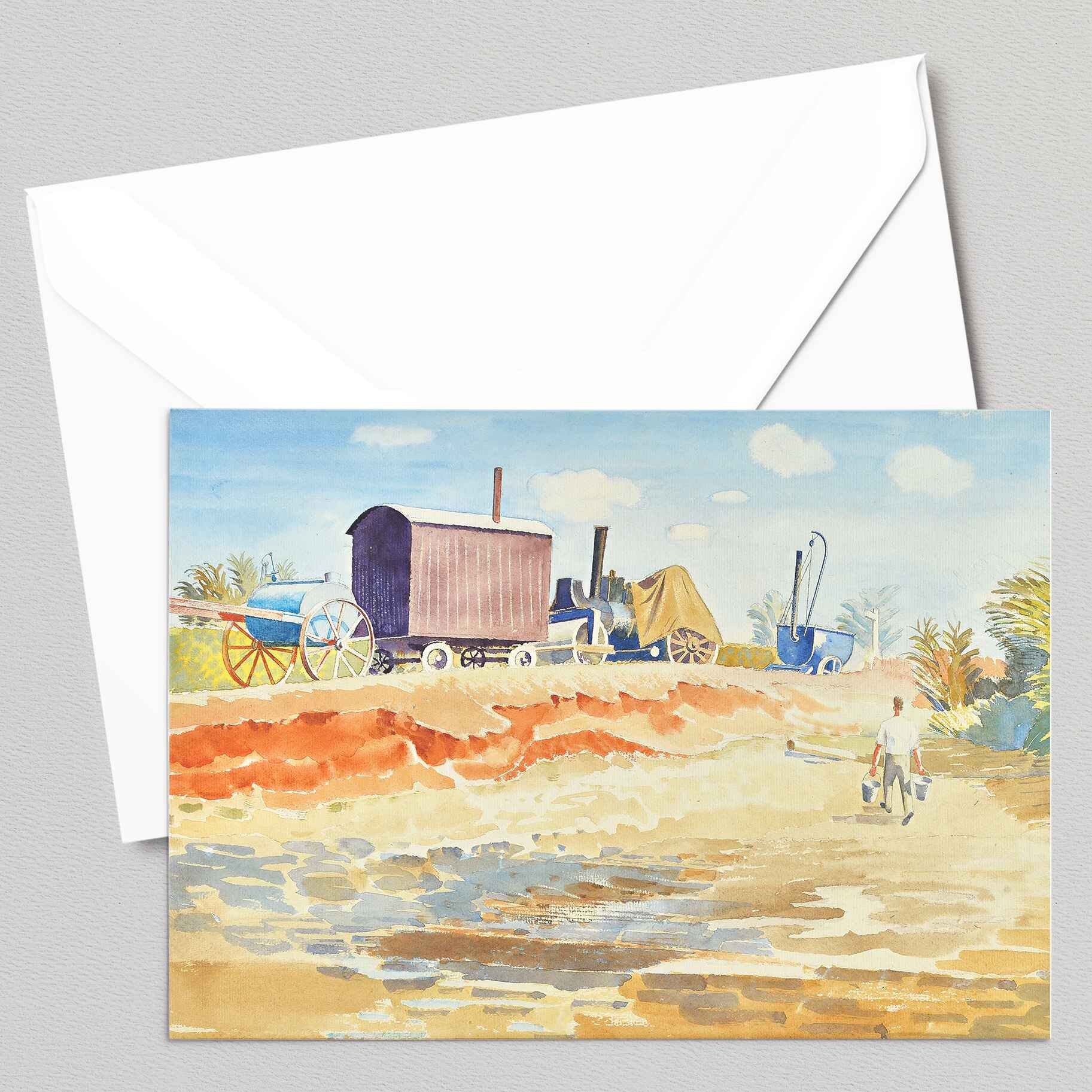 Buy wholesale Drought - Eric Ravilious - Greeting Card