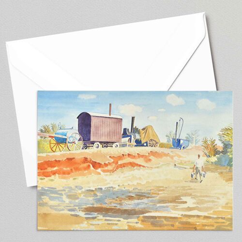 Drought - Eric Ravilious - Greeting Card
